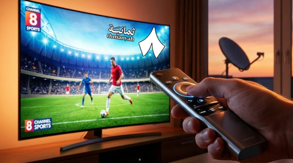 بديل القنوات المشفرة؟ احصل على تردد قناة ثمانية 2025-2026 الجديد وشاهد المباريات مجاناً