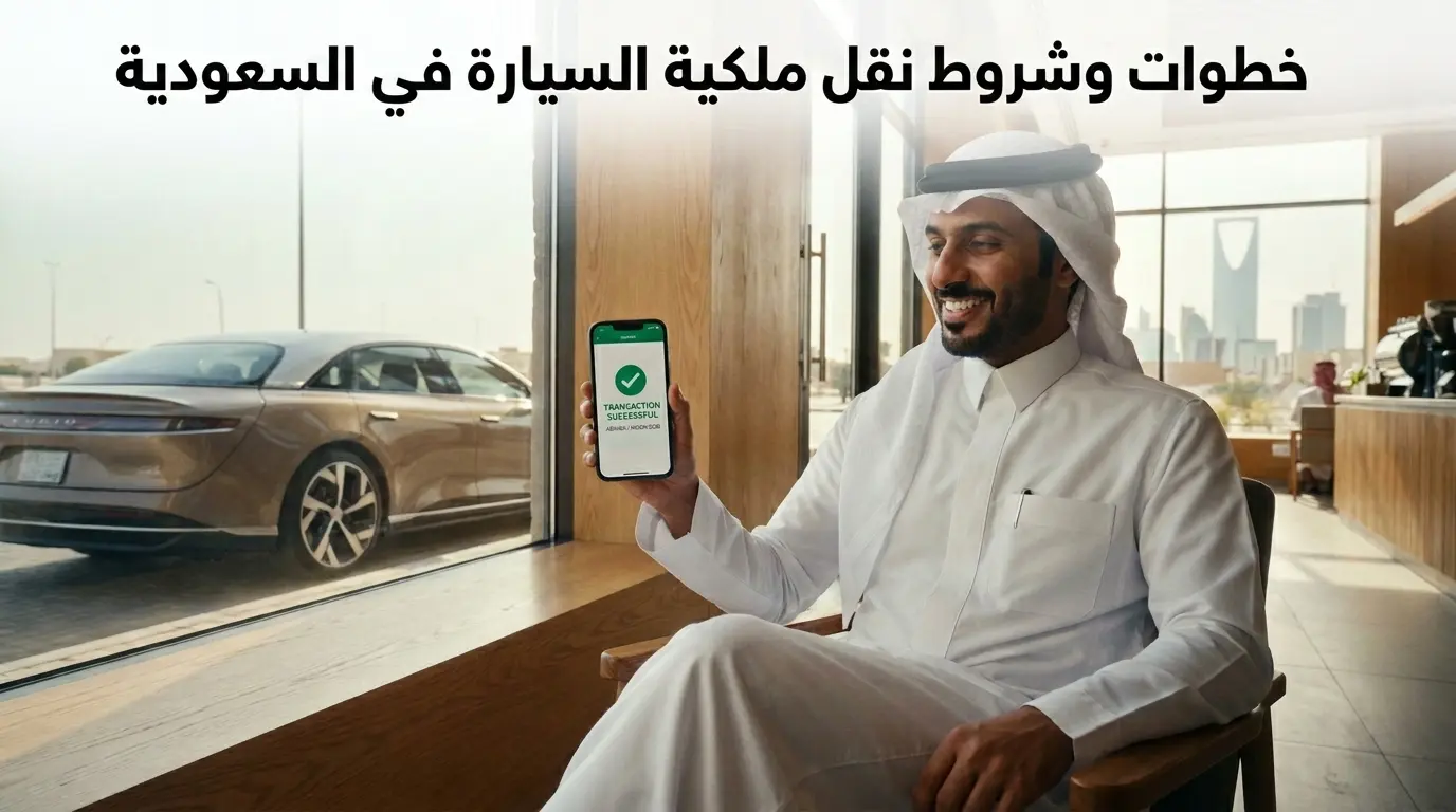 الدليل الشامل: خطوات وشروط نقل ملكية السيارة في السعودية 2026 (عبر أبشر والمعارض)