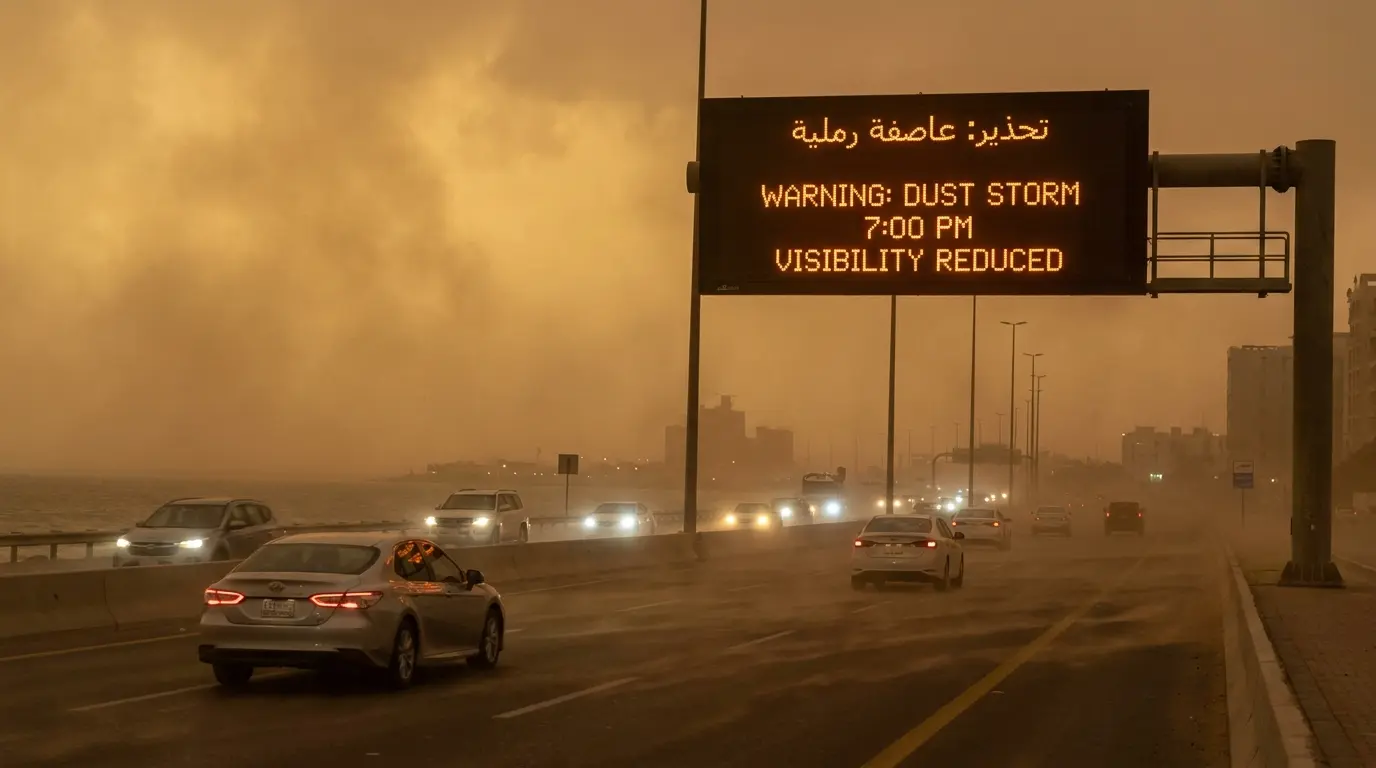 حالة الطقس اليوم السبت 18 أبريل 2026.. غبار جدة مستمر وتحذيرات في 5 محافظات
